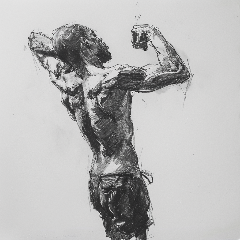 Best Life Drawing Poses: Techniques & Figure Reference Poses 18 male twisting torso pose for life drawing