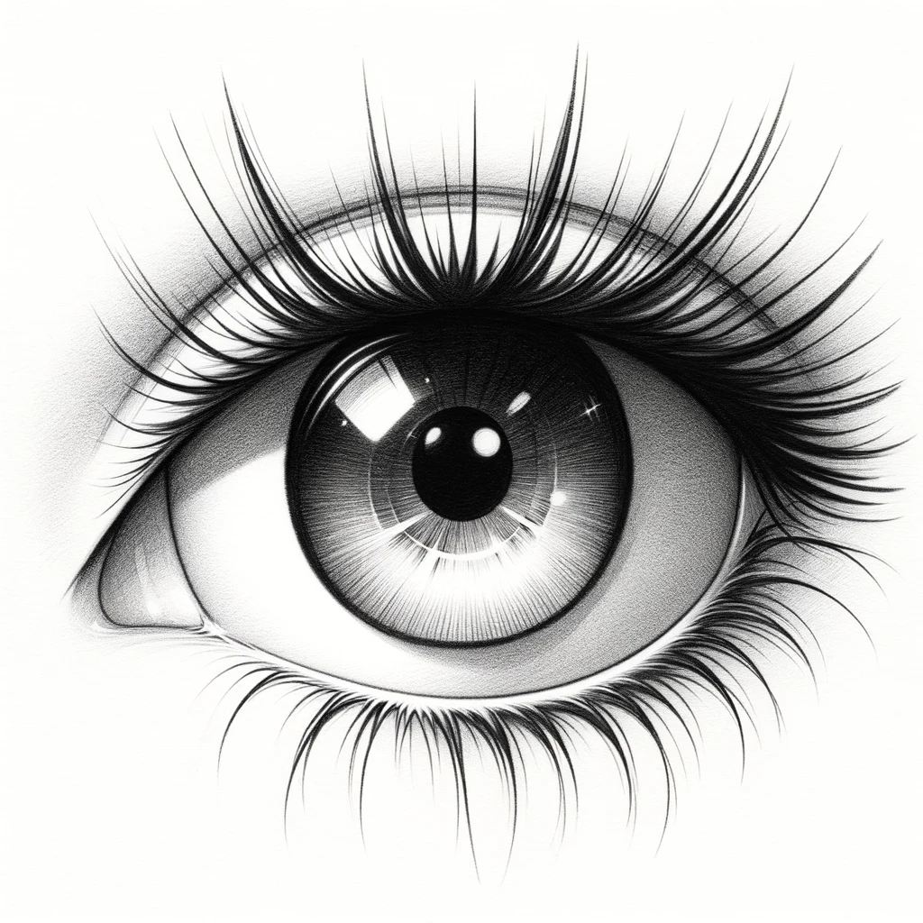 27 Cool Drawing Ideas of Eyes: From Realistic to Anime 24 manga eye drawing Detailed like anime but often more subtle. Fits manga illustrations.
