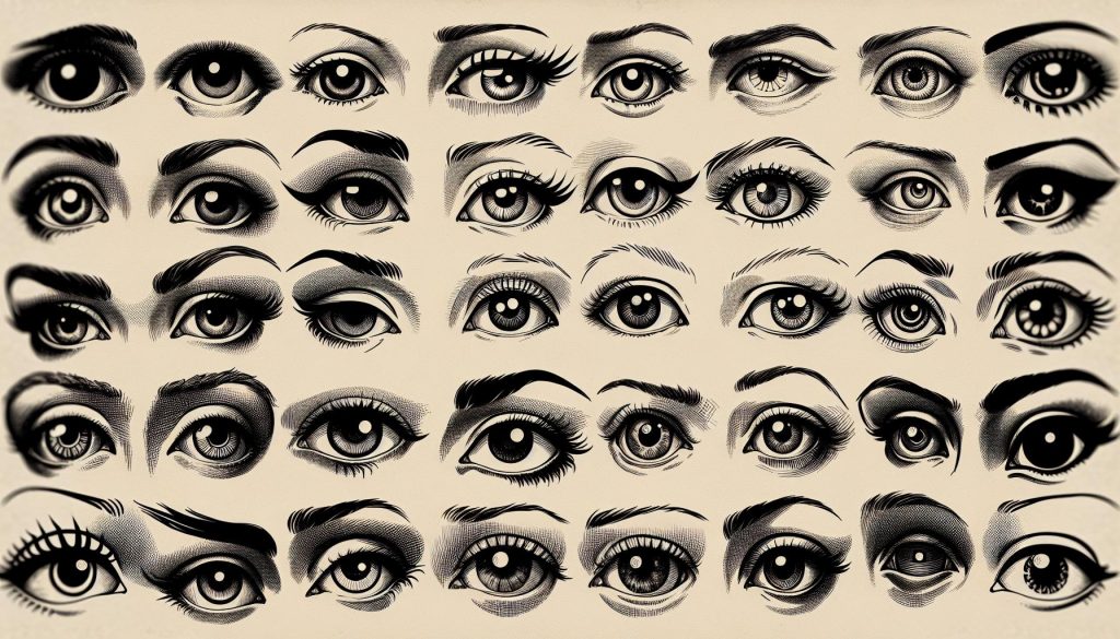 27 Cool Drawing Ideas of Eyes: From Realistic to Anime 30 different types of eye drawing ideas from cool blue to dark brown and black eyes
