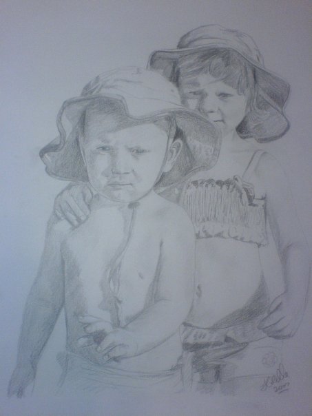 Art Portfolio - Joseph Colella 11 Brother and Sister