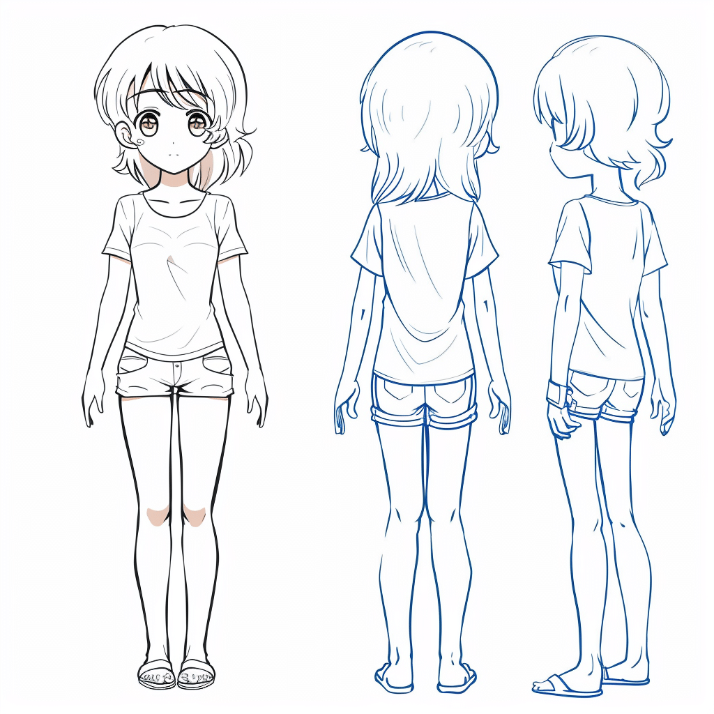 Master Anime Art Base: A Guide to Drawing & Digital Enhancement 4 anime art body base drawing