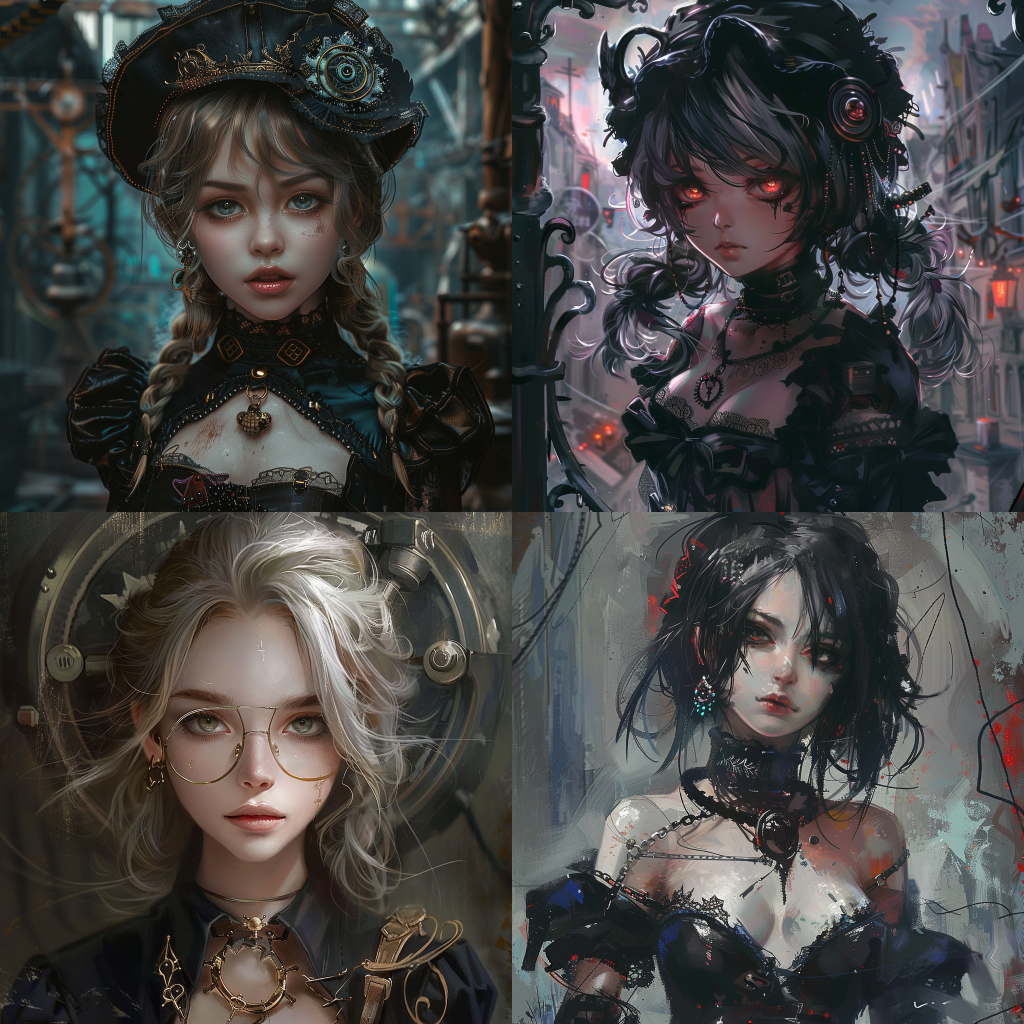Ultimate Anime Drawing Ideas: Characters, Emotions & Dynamic Poses 19 anime blended with other art styles like steampunk