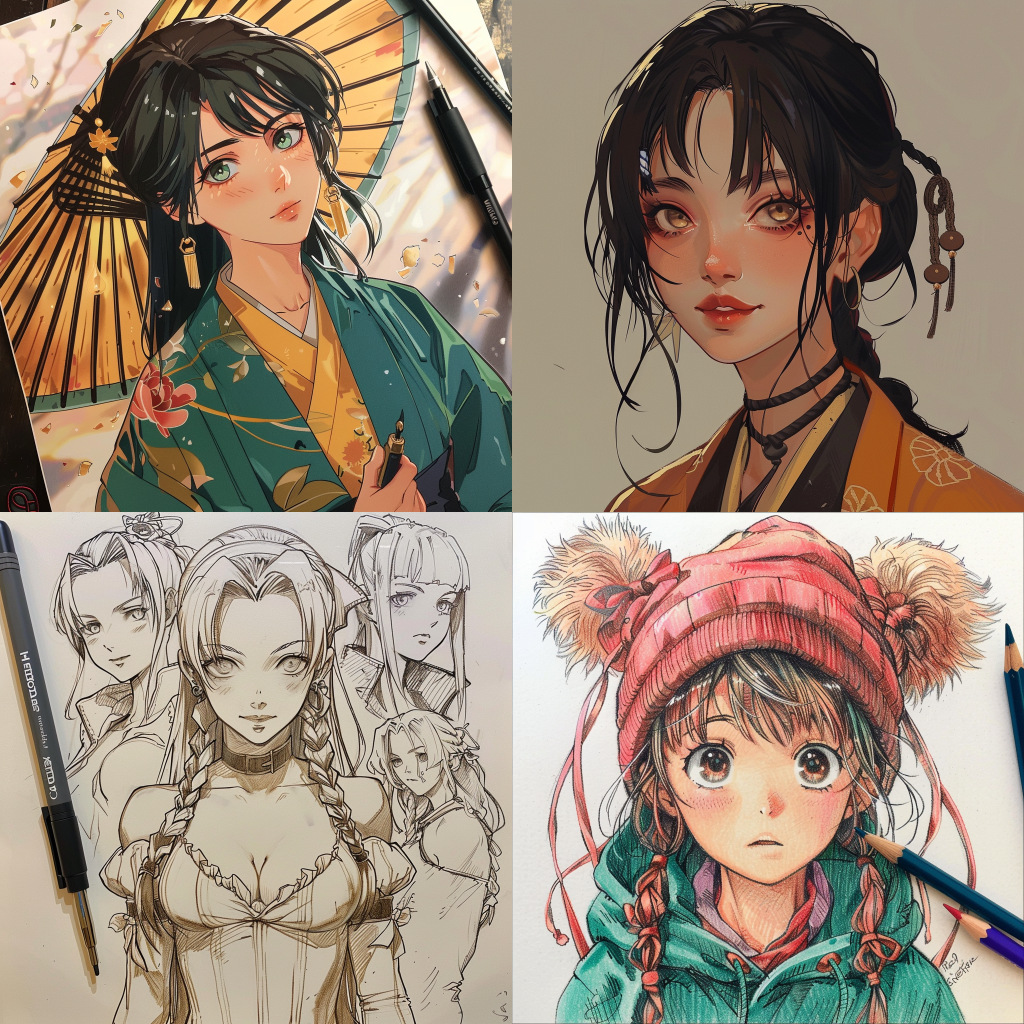 Over 30 Easy and Cool Aesthetic Drawing Ideas to Spark Creativity 15 anime girl