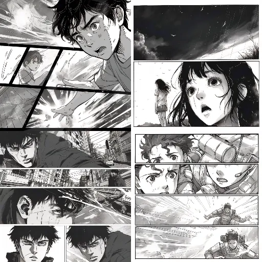 Ultimate Anime Drawing Ideas: Characters, Emotions & Dynamic Poses 14 anime storyboard that does storytelling through sequence