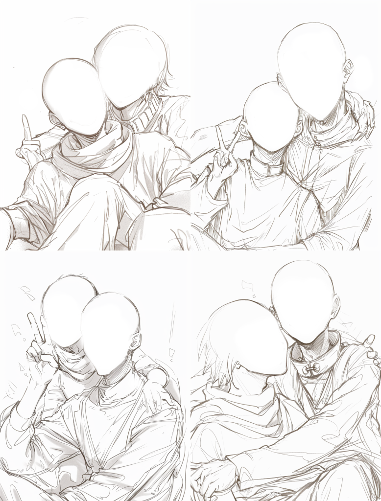 Master Anime Art Base: A Guide to Drawing & Digital Enhancement 7 basic structure of an anime base drawing
