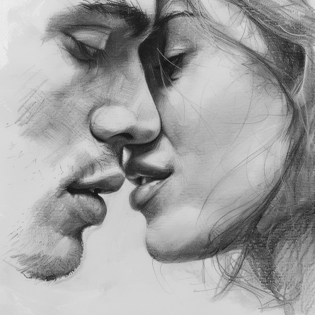 couple drawing ideas whispered secrets