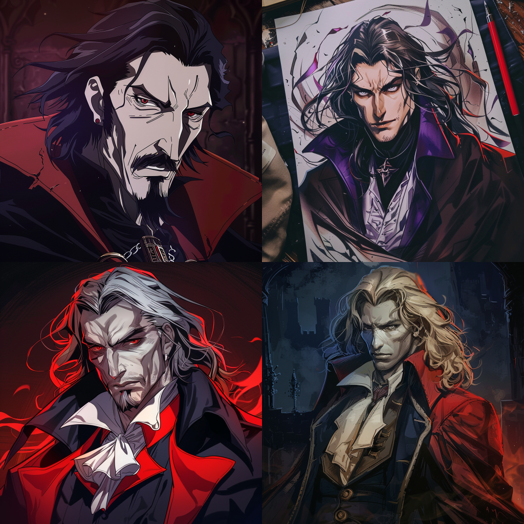 Ultimate Anime Drawing Ideas: Characters, Emotions & Dynamic Poses 21 dracula from castlevania