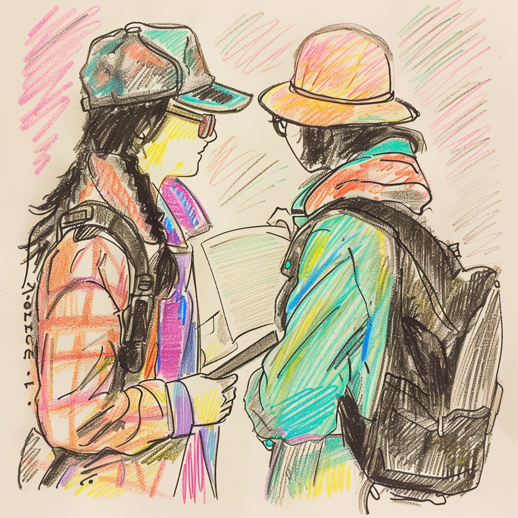 30+ Best Friend Drawing Ideas For Girls (Women, Teens and Preteens) 28 low fi teenage detective girls