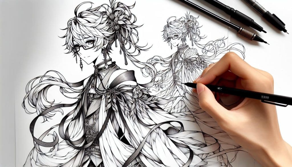 Master Anime Art Base: A Guide to Drawing & Digital Enhancement 10 refining your anime art