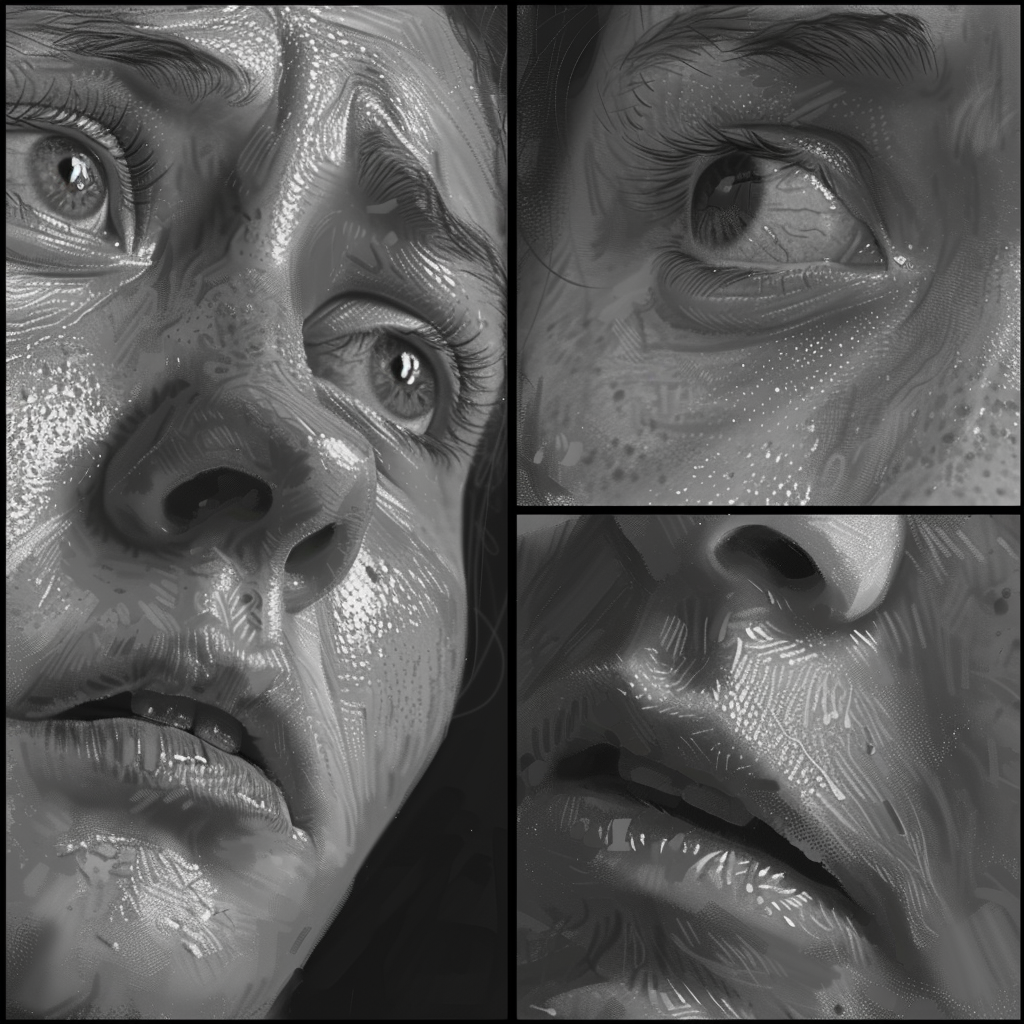 Ideas for Drawing Face Expressions: How To Draw Expressive Faces 4 sad face reference image