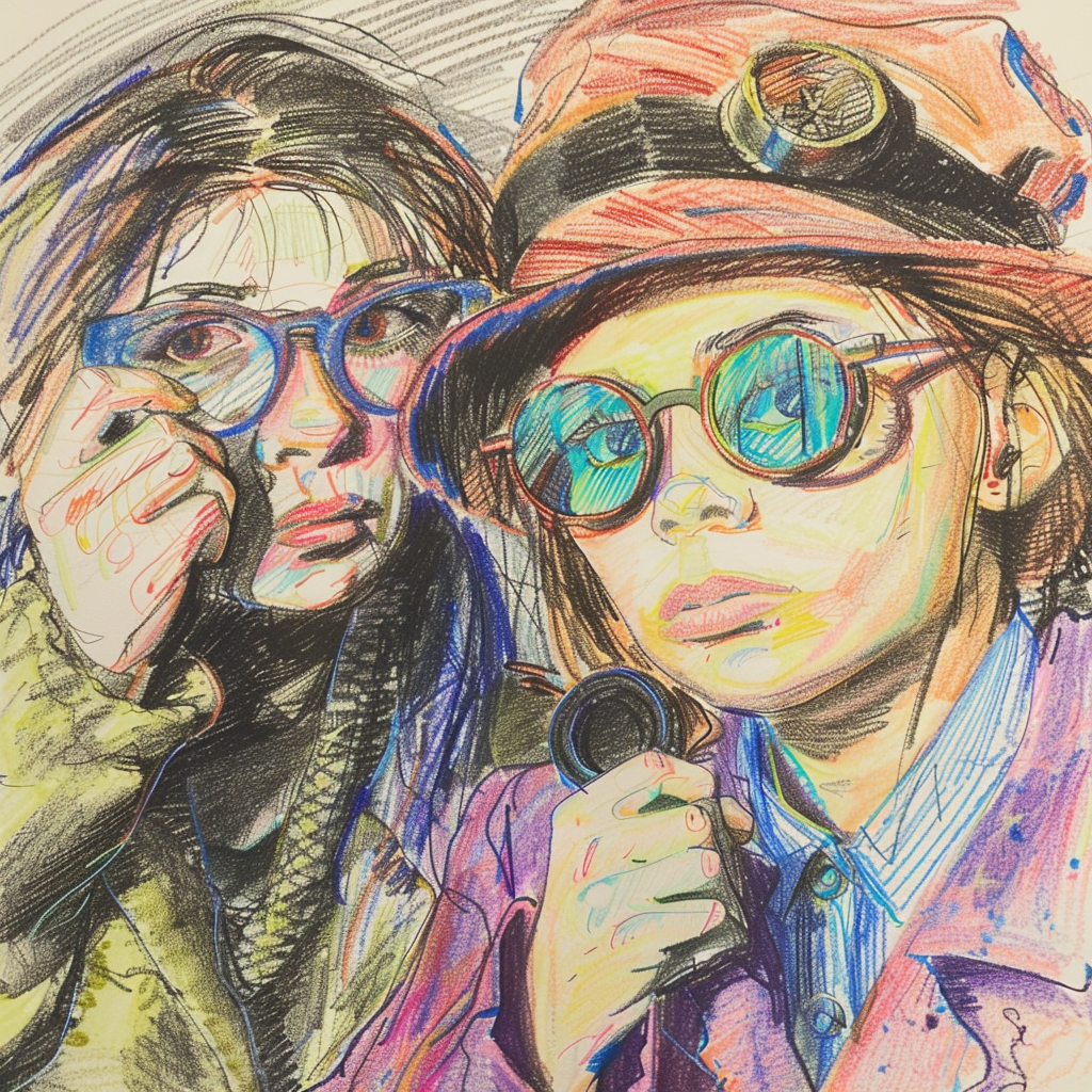 30+ Best Friend Drawing Ideas For Girls (Women, Teens and Preteens) 29 teenage detective girls