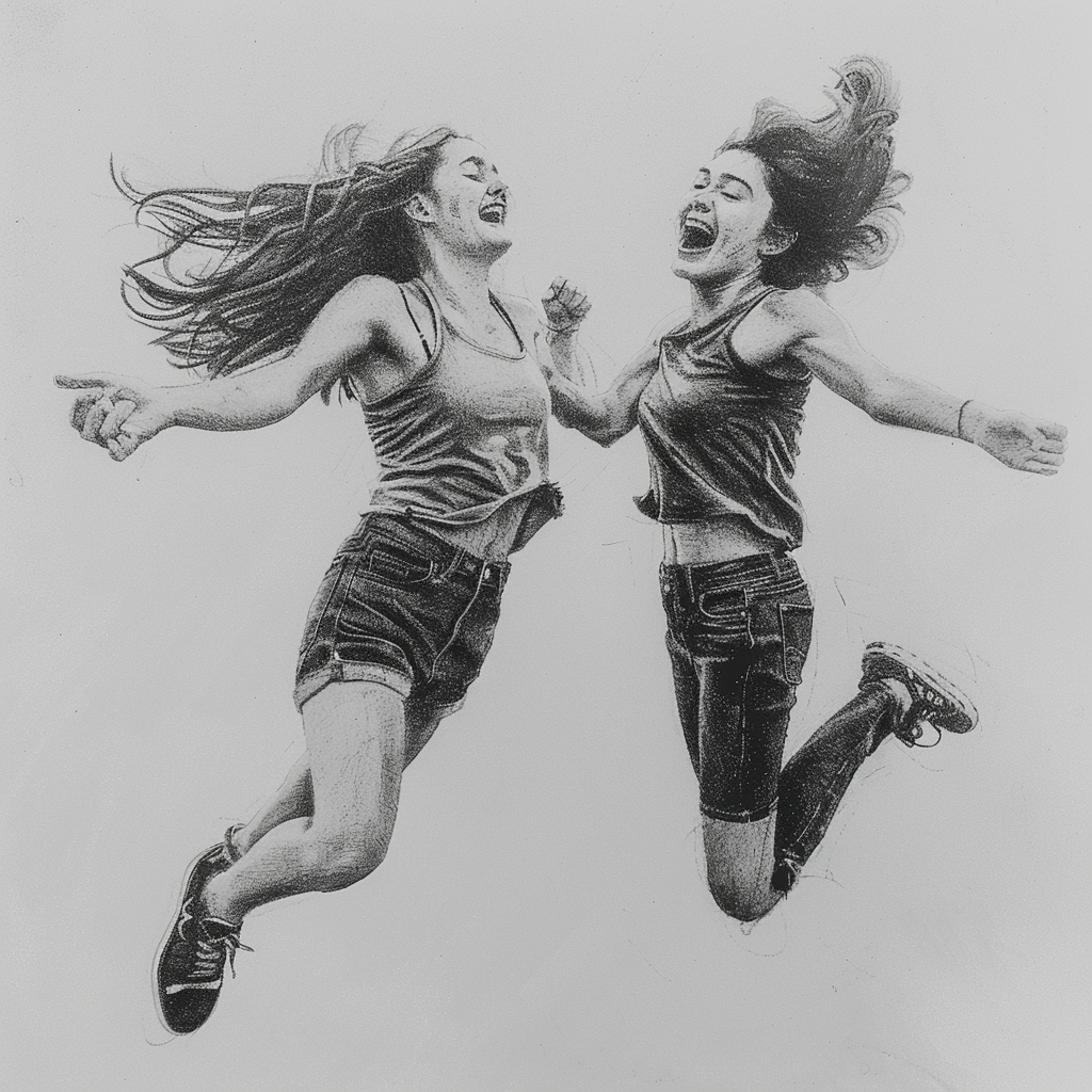30+ Best Friend Drawing Ideas For Girls (Women, Teens and Preteens) 11 two women friends empowering each other