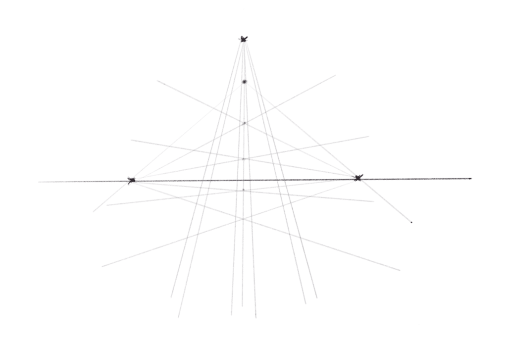 Master Three Point Perspective With This Step-by-Step Guide 8 add some lines from the top vanishing point to help define walls going down for three Point Perspective drawing