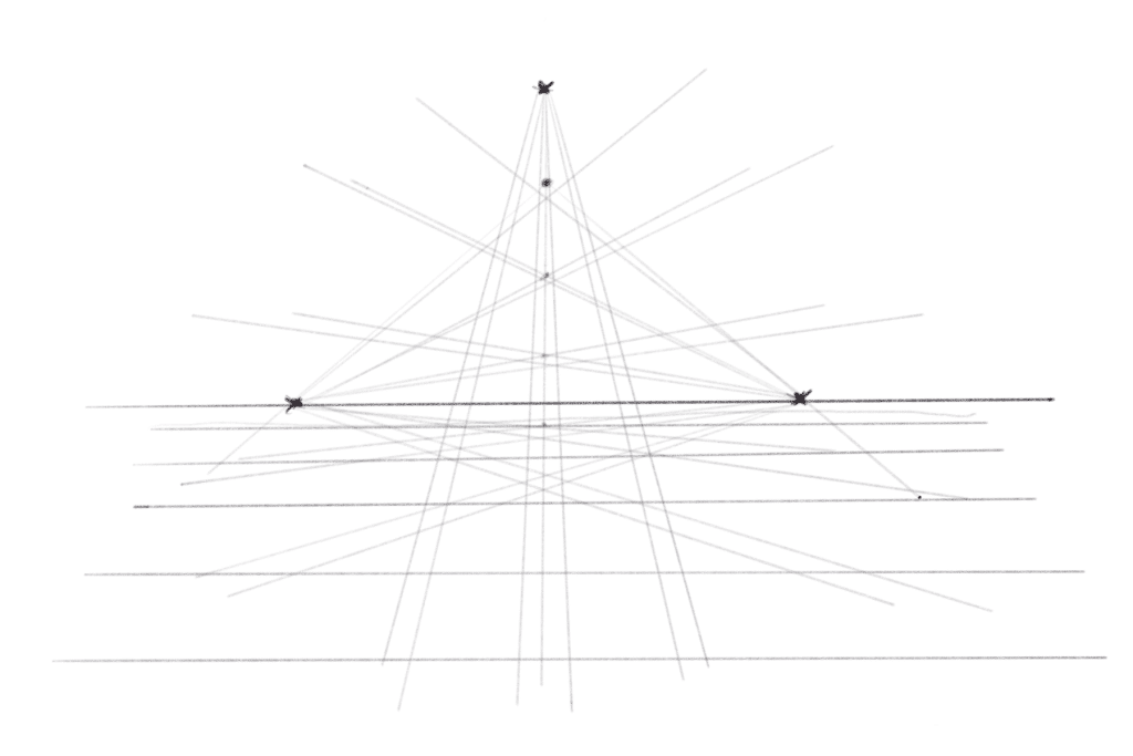 Master Three Point Perspective With This Step-by-Step Guide 10 Adding some transversal lines to the base of the 3 point perspective drawing can give the illusion of depth