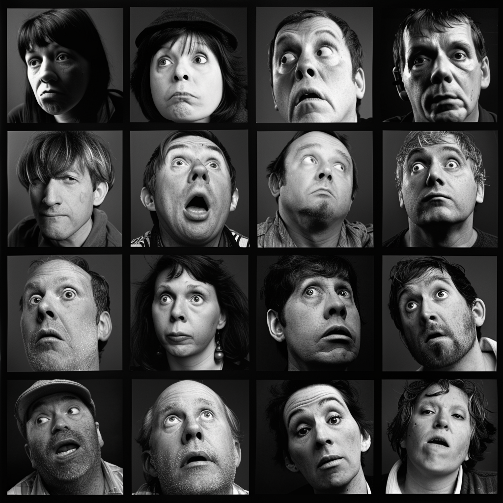 Ideas for Drawing Face Expressions: How To Draw Expressive Faces 28 contact reference images of bored facial expressions