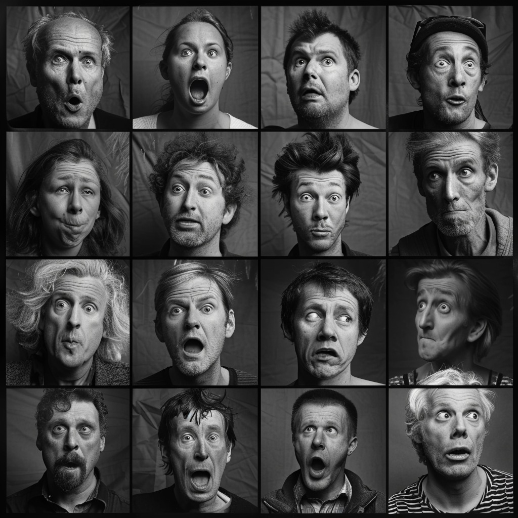 Ideas for Drawing Face Expressions: How To Draw Expressive Faces 20 confused face drawing contact reference images 2
