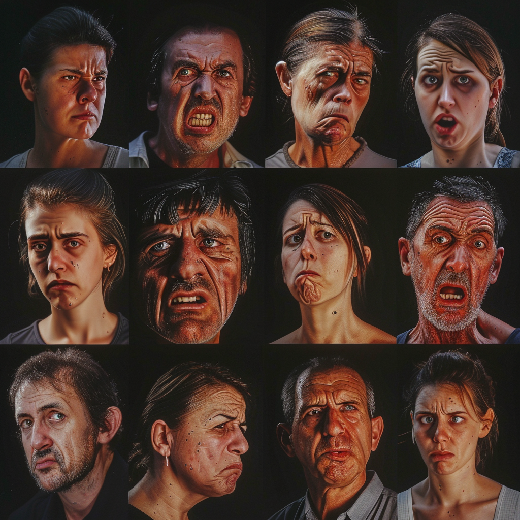 Ideas for Drawing Face Expressions: How To Draw Expressive Faces 14 disgusted faces reference images to draw