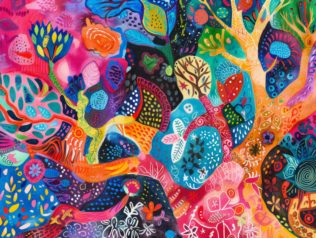 20 Intuitive Art Examples To Inspire Creative Freedom and Self-Discovery 11 intuitive art spiritual art example 10