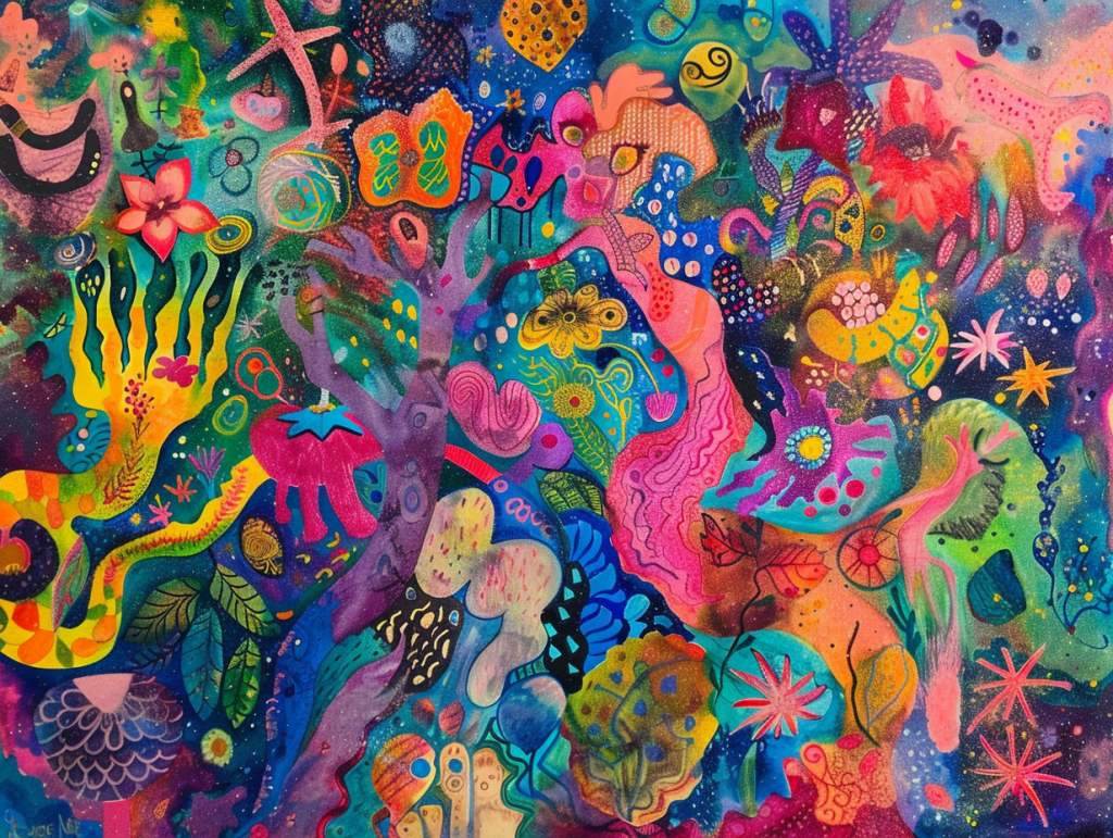 20 Intuitive Art Examples To Inspire Creative Freedom and Self-Discovery 9 intuitive art spiritual art example 12