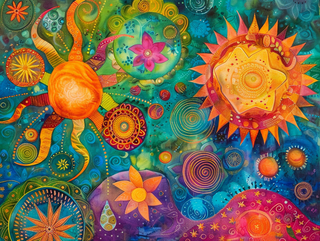 20 Intuitive Art Examples To Inspire Creative Freedom and Self-Discovery 17 intuitive art spiritual art example 4