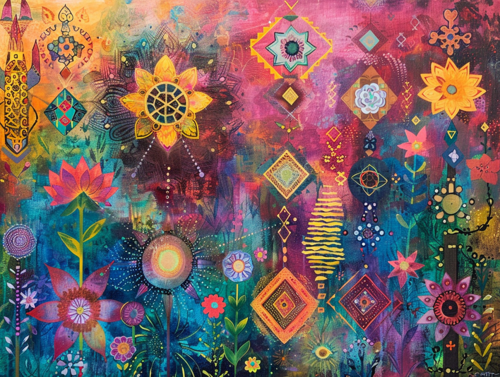 20 Intuitive Art Examples To Inspire Creative Freedom and Self-Discovery 16 intuitive art spiritual art example 5