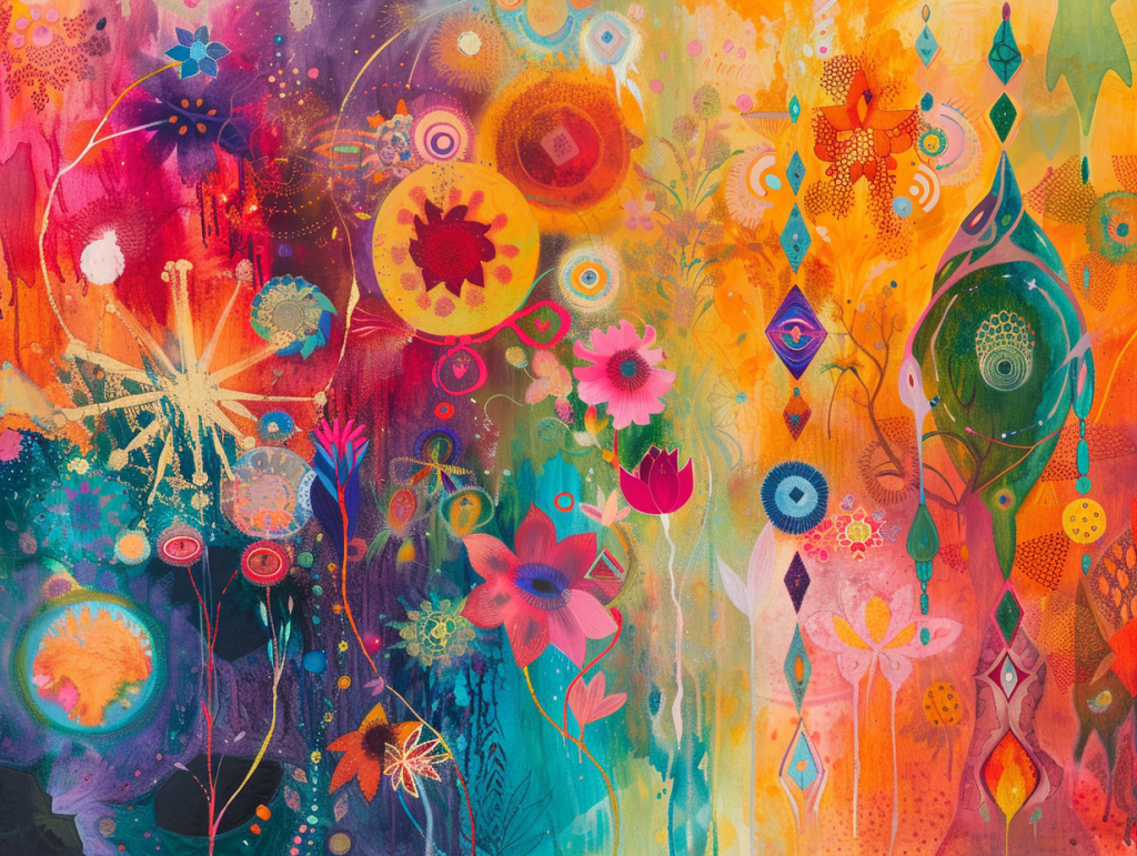 20 Intuitive Art Examples To Inspire Creative Freedom and Self-Discovery 15 intuitive art spiritual art example 6