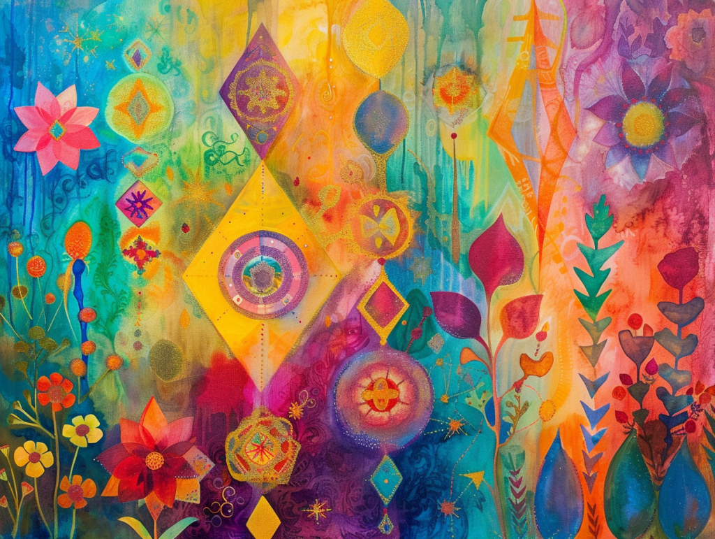 20 Intuitive Art Examples To Inspire Creative Freedom and Self-Discovery 13 intuitive art spiritual art example 8