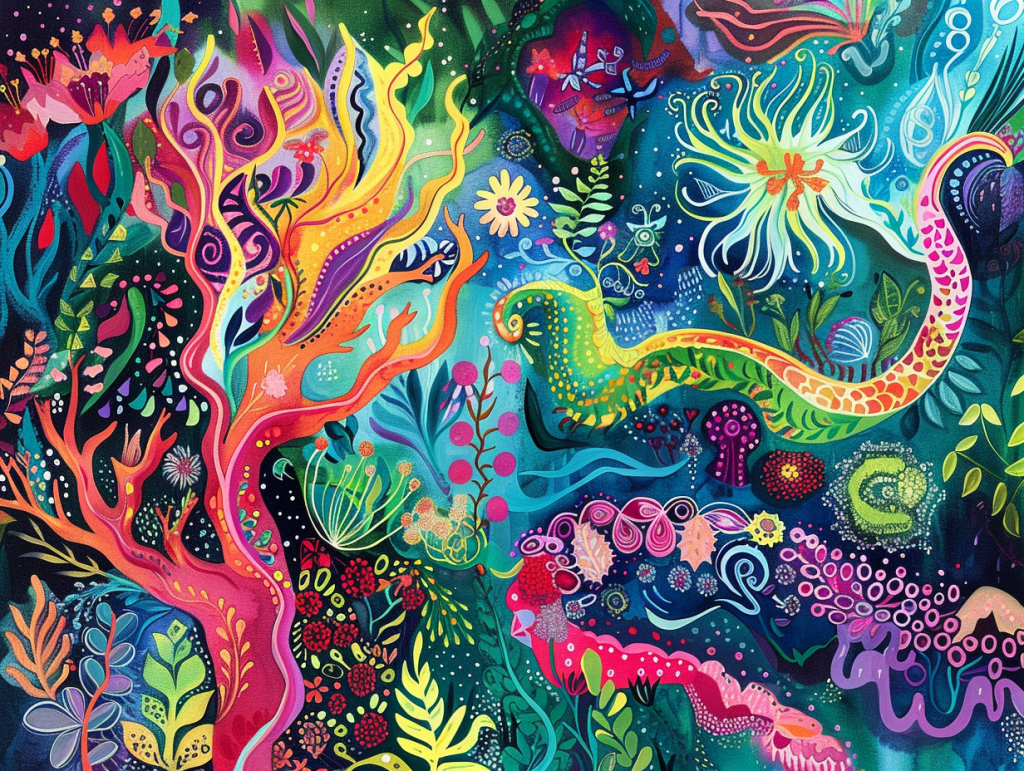 20 Intuitive Art Examples To Inspire Creative Freedom and Self-Discovery 12 intuitive art spiritual art example 9