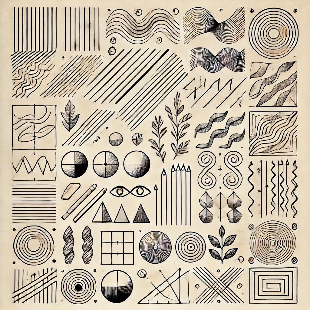 Master Art Basics: Fundamentals for Artists to Learn Core Skills 2 line and shape for art basics