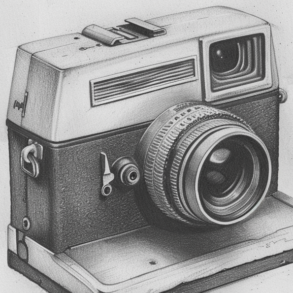 Here Are 14 Cool Object Drawing Ideas To Inspire You 8 object drawing vintage camera