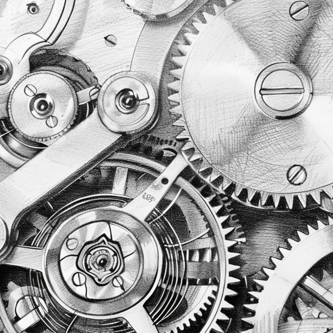 Here Are 14 Cool Object Drawing Ideas To Inspire You 4 object drawing mechanical watch movement up close