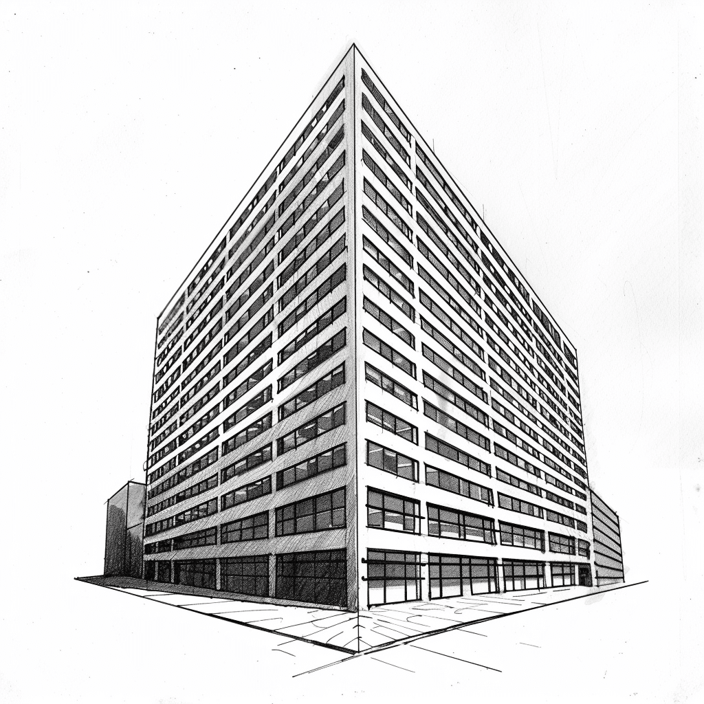 Master Three Point Perspective With This Step-by-Step Guide 13 tall building from low level three point perspective