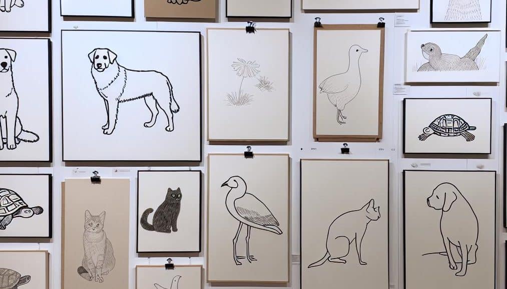 Simple Line Art Drawing Ideas: Easy Inspiration for All Artists 7 line art drawings of animals
