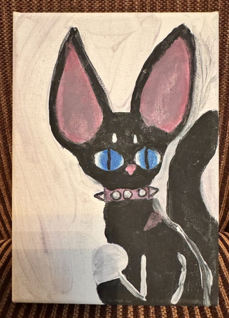 47 Easy Small Canvas Painting Ideas for Beginners 15 small canvas painting ideas of a cat